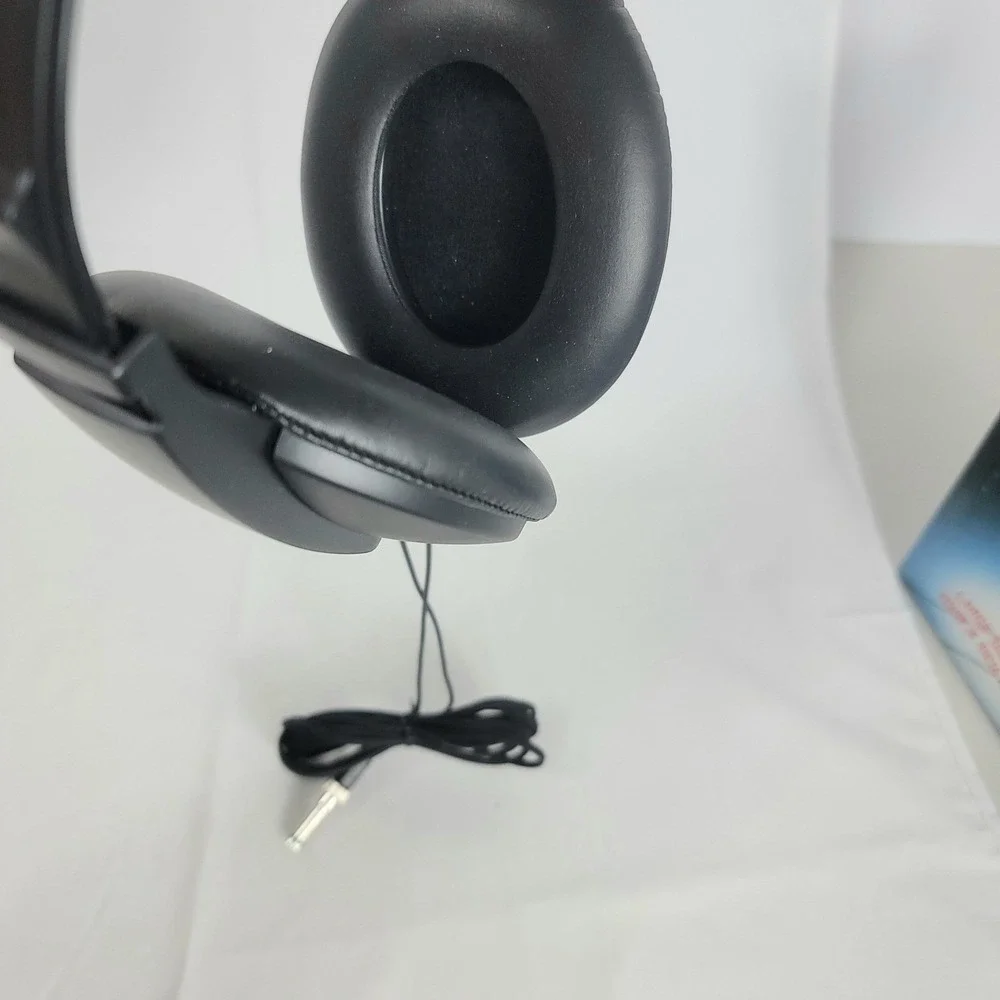 Vintage Sony MDR-P1 Dynamic Stereo Wired Headphones Black Over-Ear Hi-Fi Tested